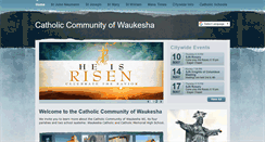 Desktop Screenshot of catholic4waukesha.org
